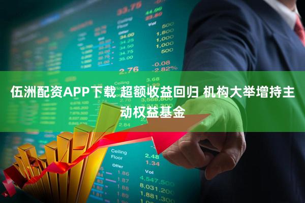 伍洲配资APP下载 超额收益回归 机构大举增持主动权益基金