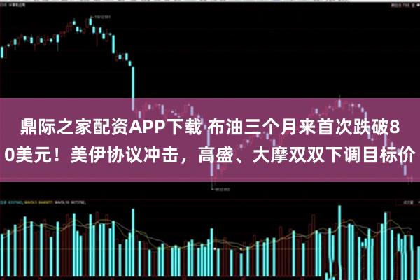 鼎际之家配资APP下载 布油三个月来首次跌破80美元！美伊协议冲击，高盛、大摩双双下调目标价